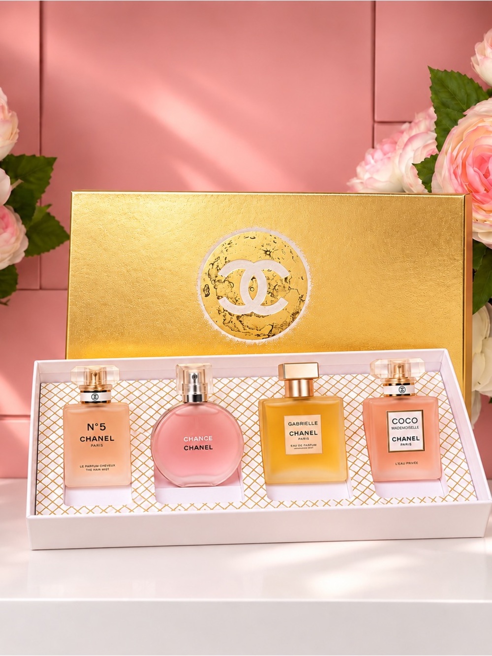 ✨🤍 4-PIECE PERFUME COLLECTION